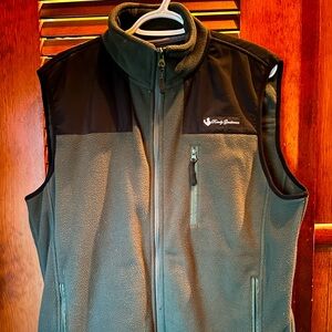 Rowdy Gentleman Fleece Vest Black Label Large Men’s